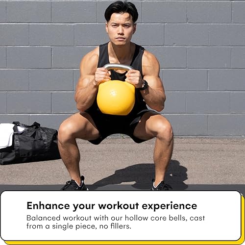 Miniatura 4 de Kettlebell Kings Pesas rusas de competición (mango de 1.299 in) 8.8-70.5 lbs  Pesas de mano Equipo de gimnasio de entrenamiento y juegos de