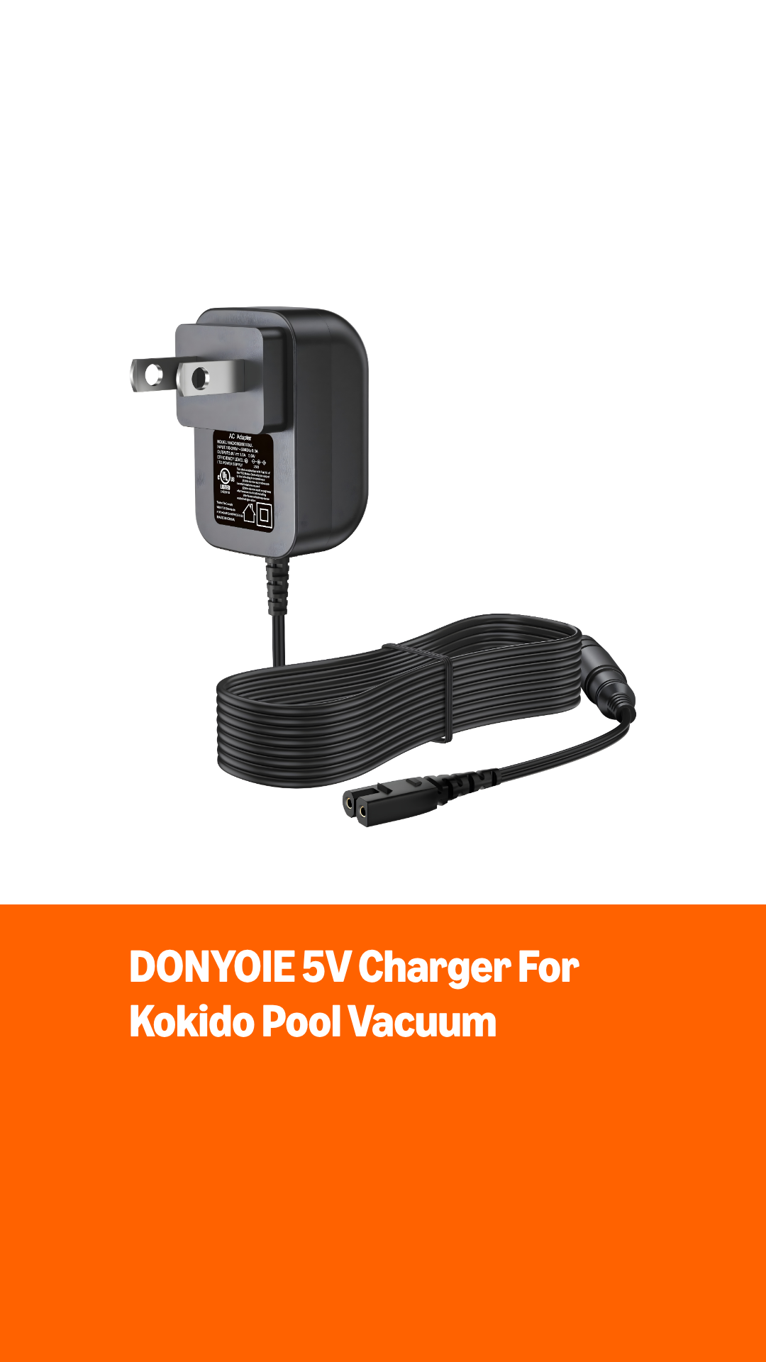 Amazon.com: 5V Charger for Kokido Xtrovac 110 100 200 Telsa 5