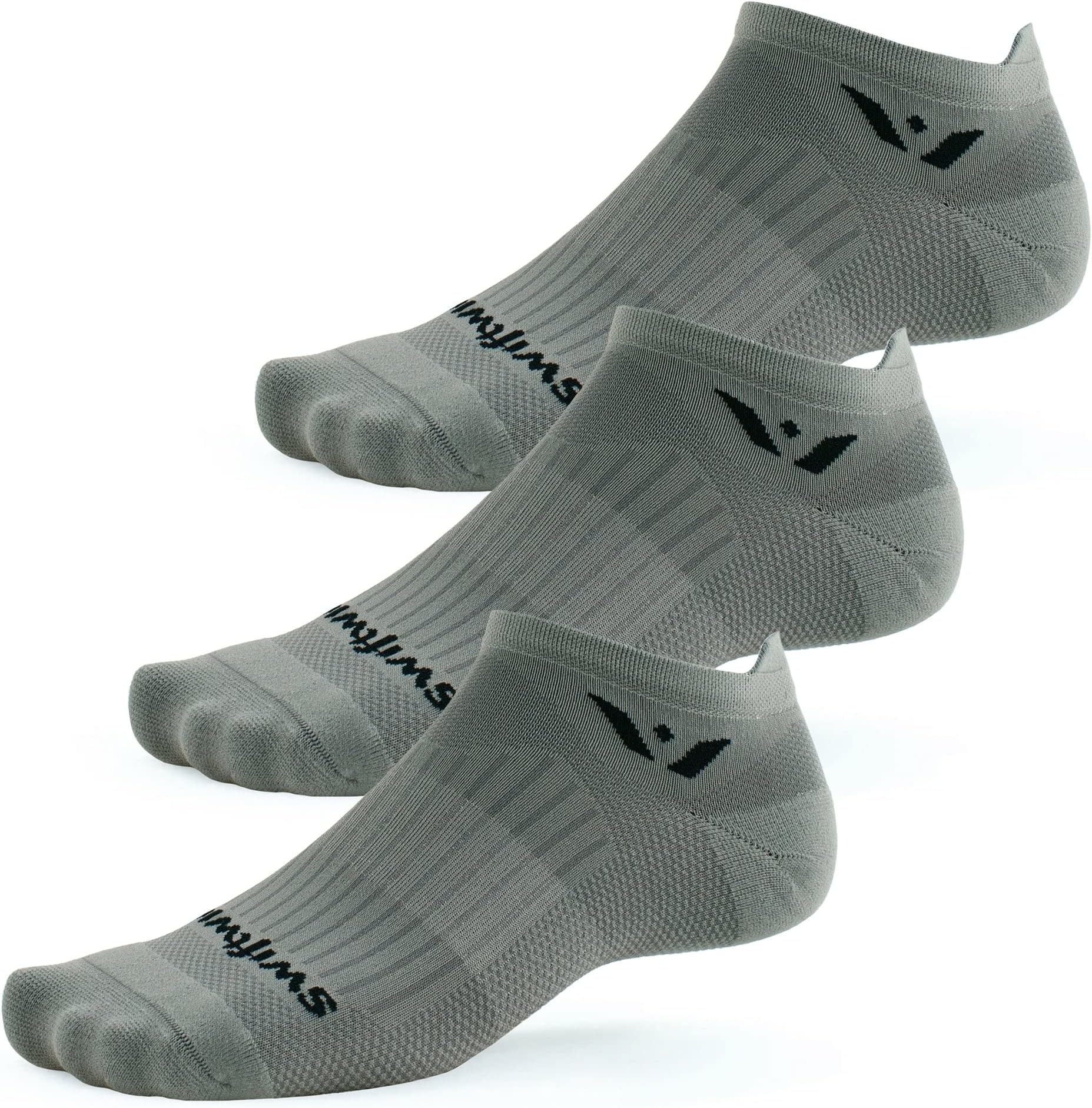 ASPIRE (3 Pairs) No-Show Running Socks, Cycling Socks, Compression Fit
