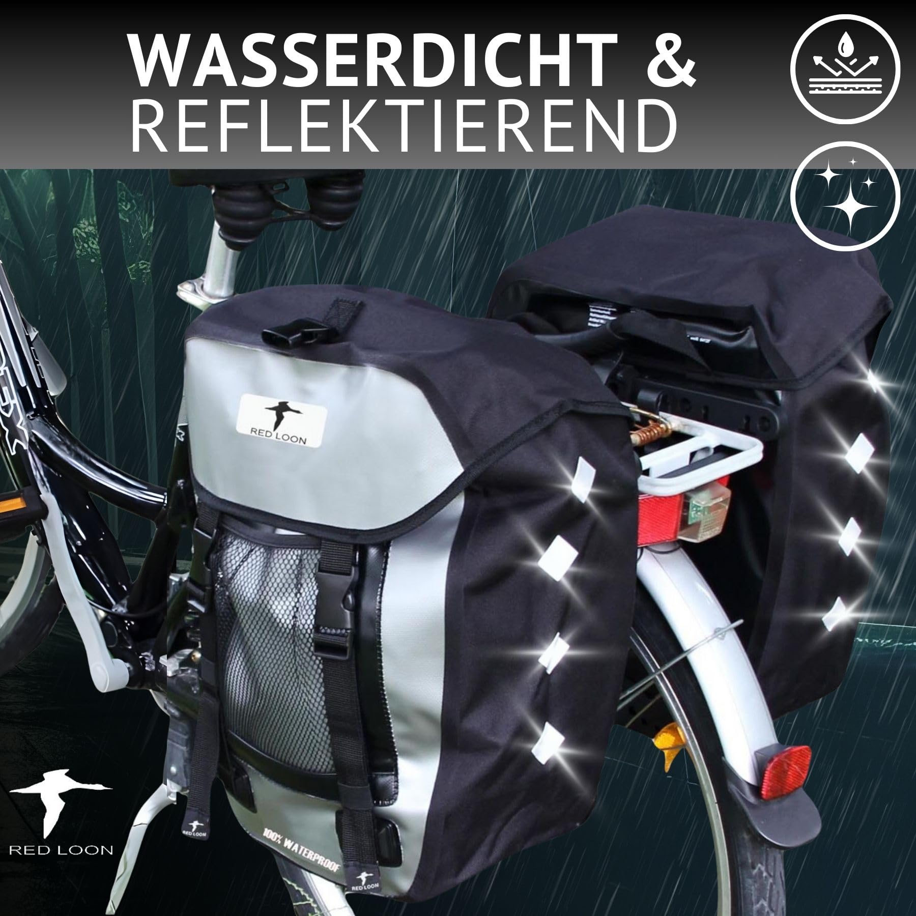 Willex Borse Laterali Per Bicicletta Shopper 33 L Nero 10701 | Leroy Merlin - Foto 3