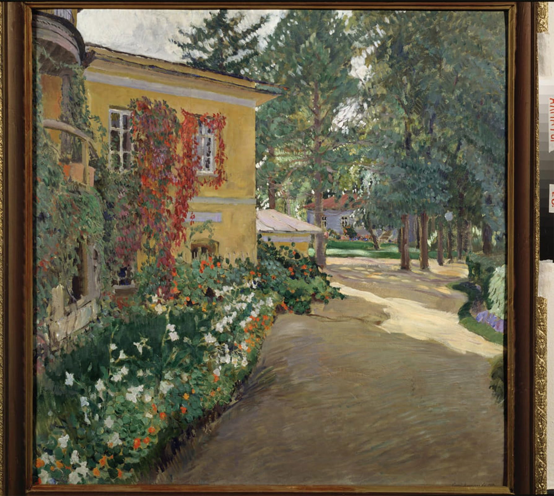 ARTXLXXBN Famous Print Painting Colorful Art Print in a Country Estate Painting by Sergei Arsenevich Vinogradov Canvas Art Decorations for Home Decor 60x90cm