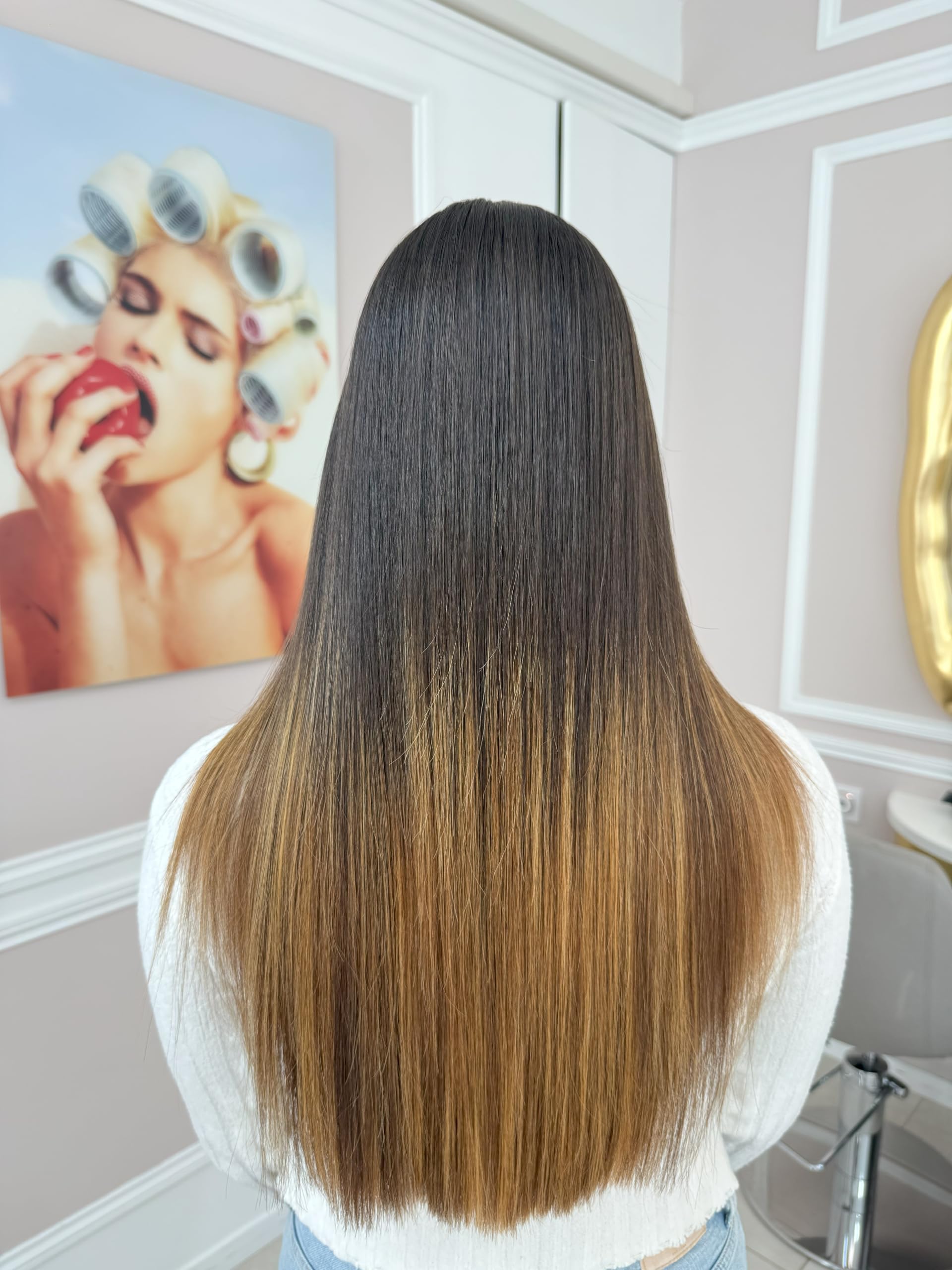 Organic Gold Amazone - Plancha de pelo profesional de 1 litro, antiencrespamiento intenso, disciplinado, brillante y nutritivo, Bacuri Coroa, rosa mosqueta y Jenipapo, fabricado en Brasil