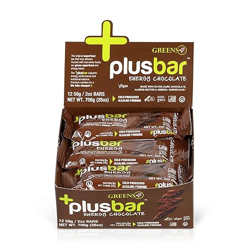 Verdes Plusverdes Plus Energy Bar, 12Bares