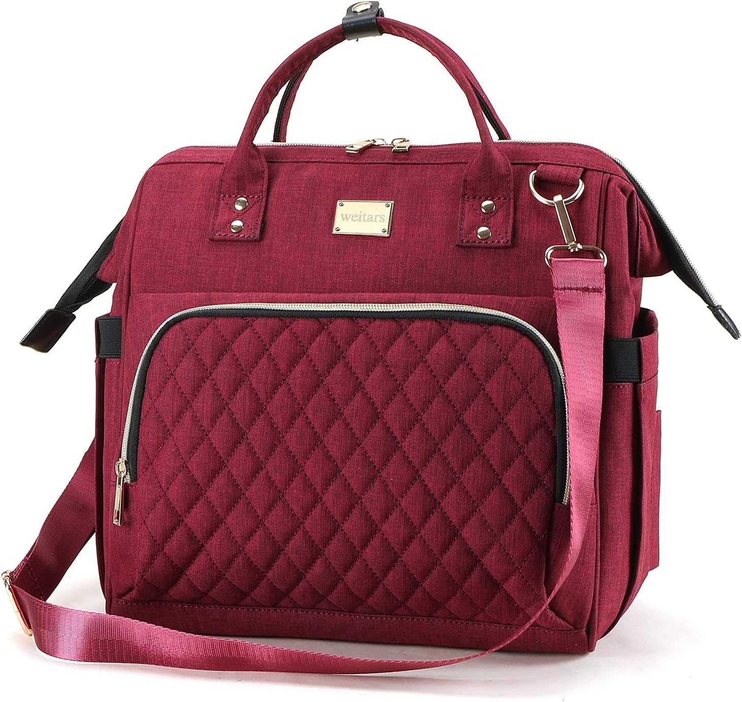 Weitars Women Lunch Bag for Work Lonchera Para Mujer Cute Lunch Box Lunchbag Leakproof Lunch Cooler Purse Lunch Tote with Adjustable Shoulder Strap & Pockets,Lunchbox For Picnic Hiking Beach