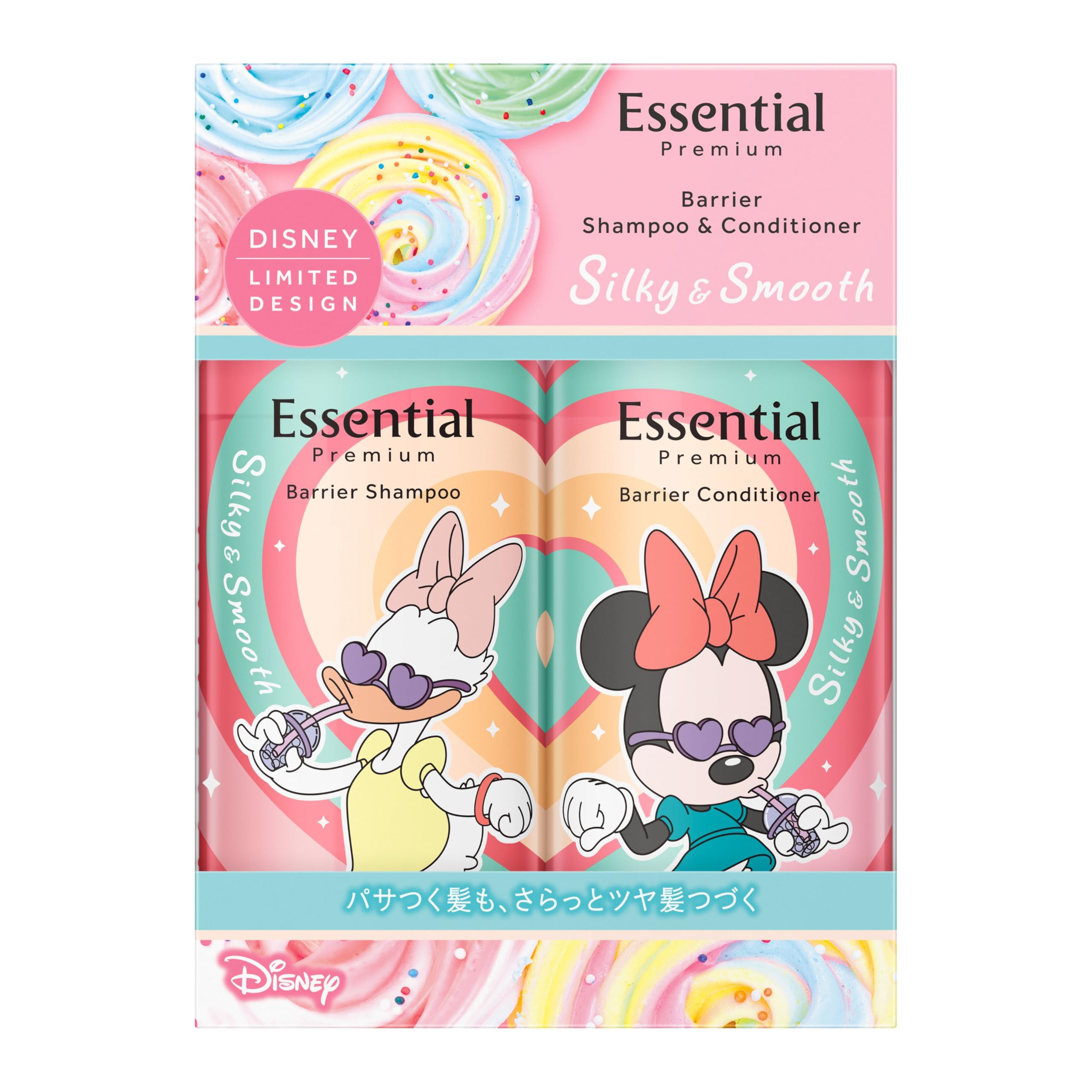 エッセンシャルプレミアム バリアシルキー＆スムースポンプセット ディズニー企画品…
