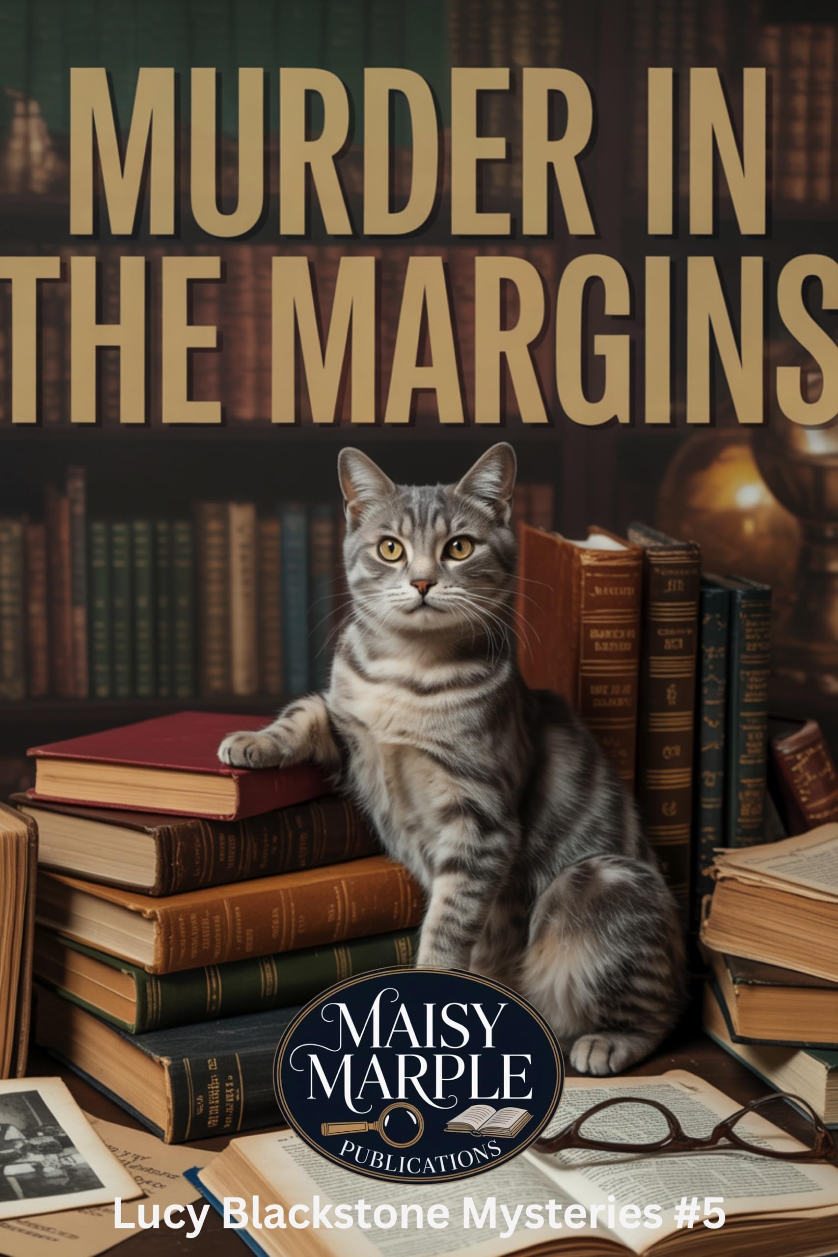 Murder in the Margins: A Small Town Cozy Mystery (Lucy Blackstone Mystery Series Book 5)