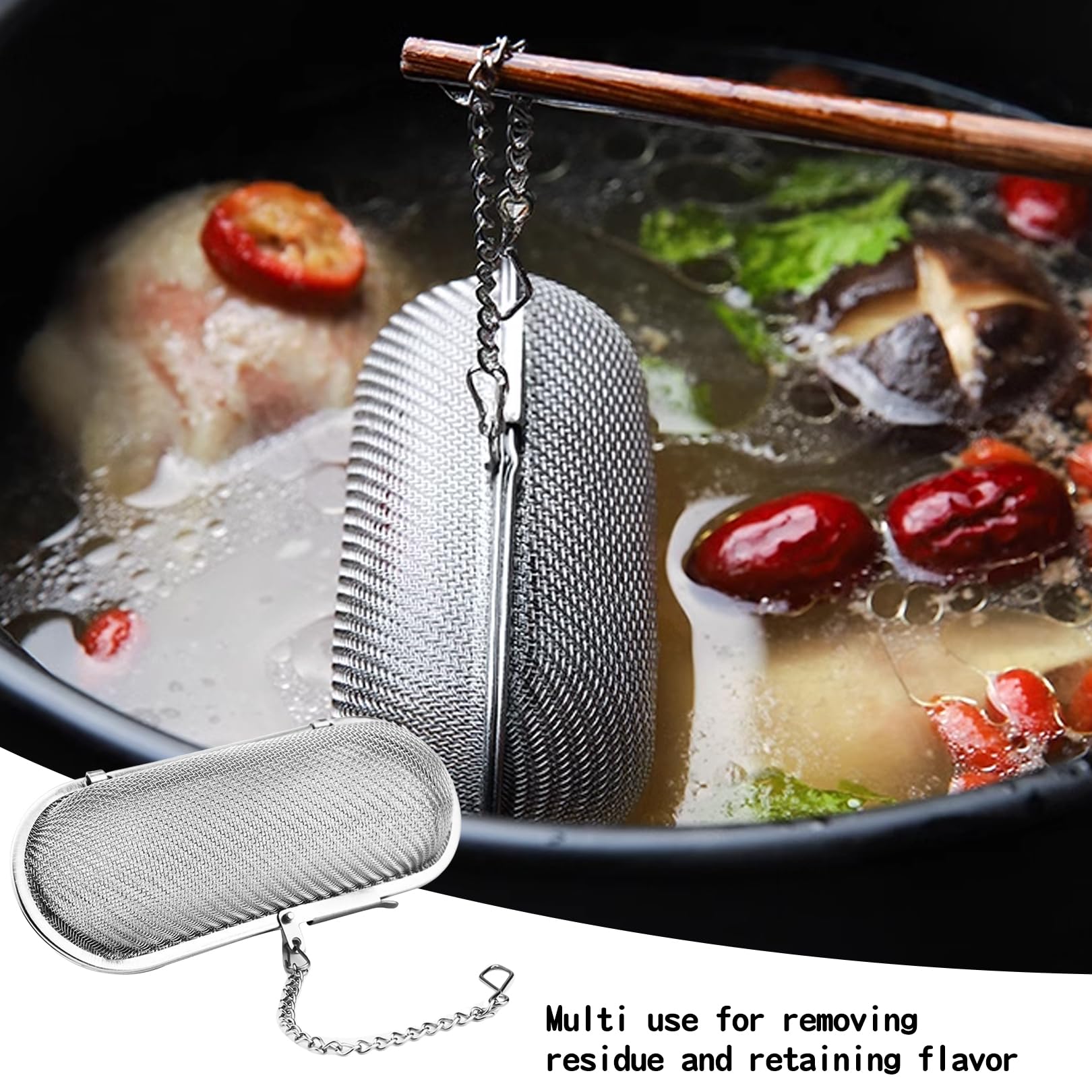 Boules En Acier Inoxydable à épices Assaisonnement Passoire Boule A The Passoire A Soupe Assaisonnements Separation Panier A Epices Filtre Ustensiles De Cuisine 8 10cm 92161163