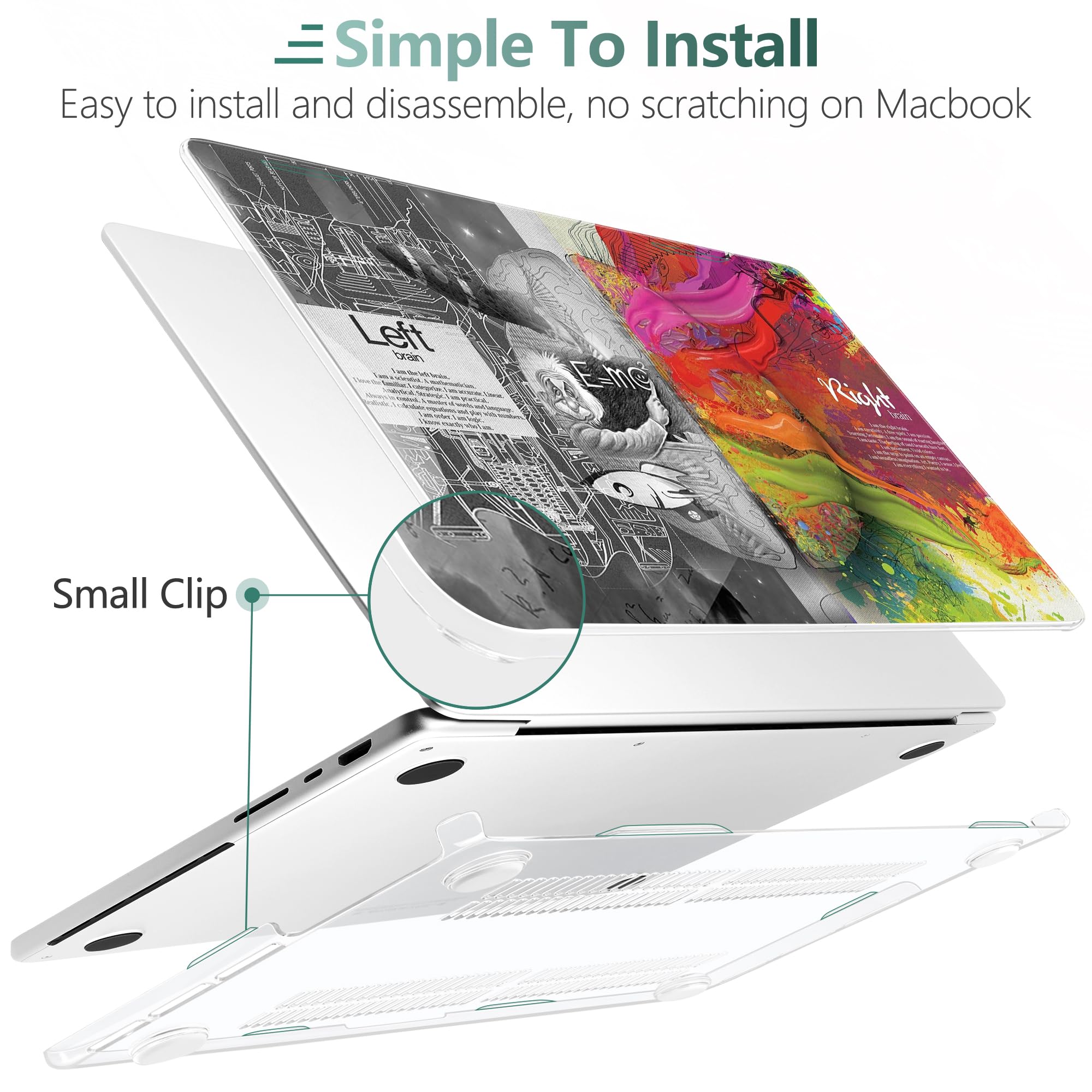 DONGKE Funda para MacBook Pro M4 de 14 Pulgadas 2024 2023 2021 A3112 A3401 A3185 M3 A2918 A2992 M2 A2779 M1 A2442 Pro MAX con Pantalla Retina XDR y Touch ID, plástico Duro Cubierta de la Carcasa