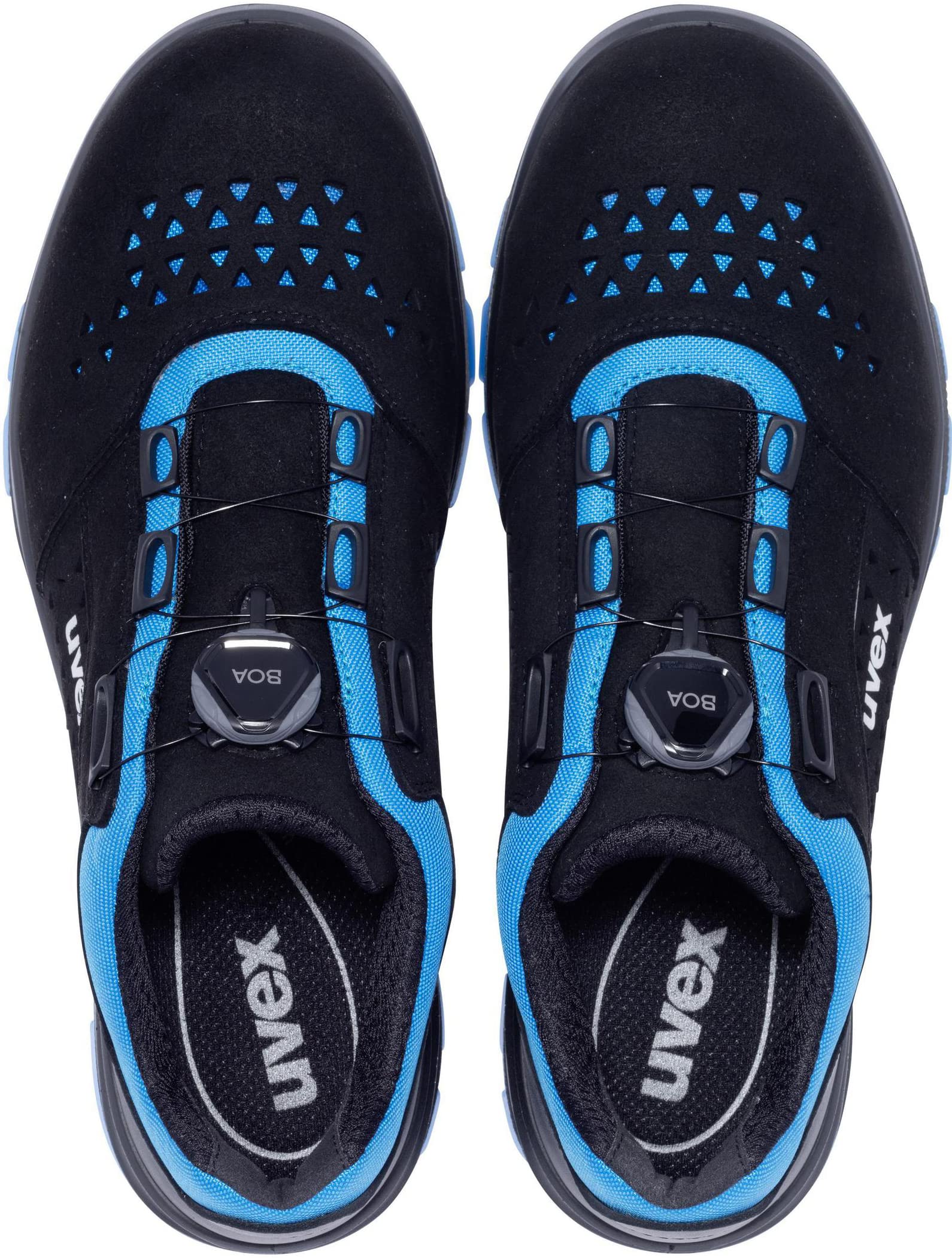 Uvex 2 Xenova 9553241 2 xenova® 9553241 ESD Sandalias de Seguridad S1P (UE): 41 Negro, Azul, 1 par, duraderas y resistentesHombre