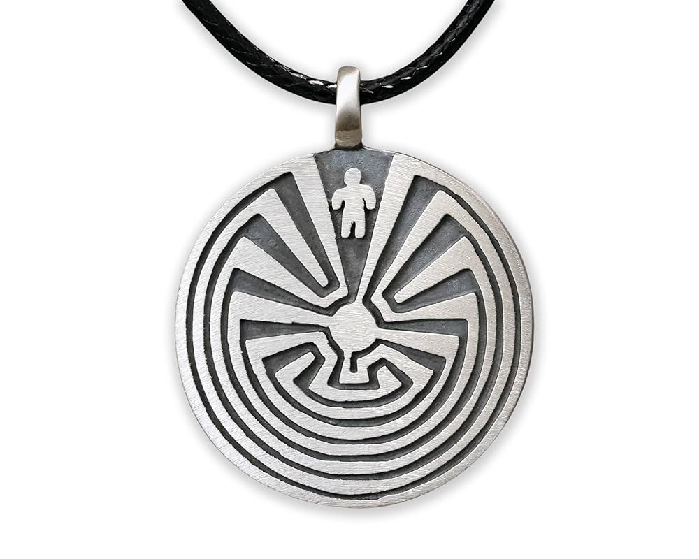 Amazon.com: Labyrinth Man In The Maze Mystery Pendant