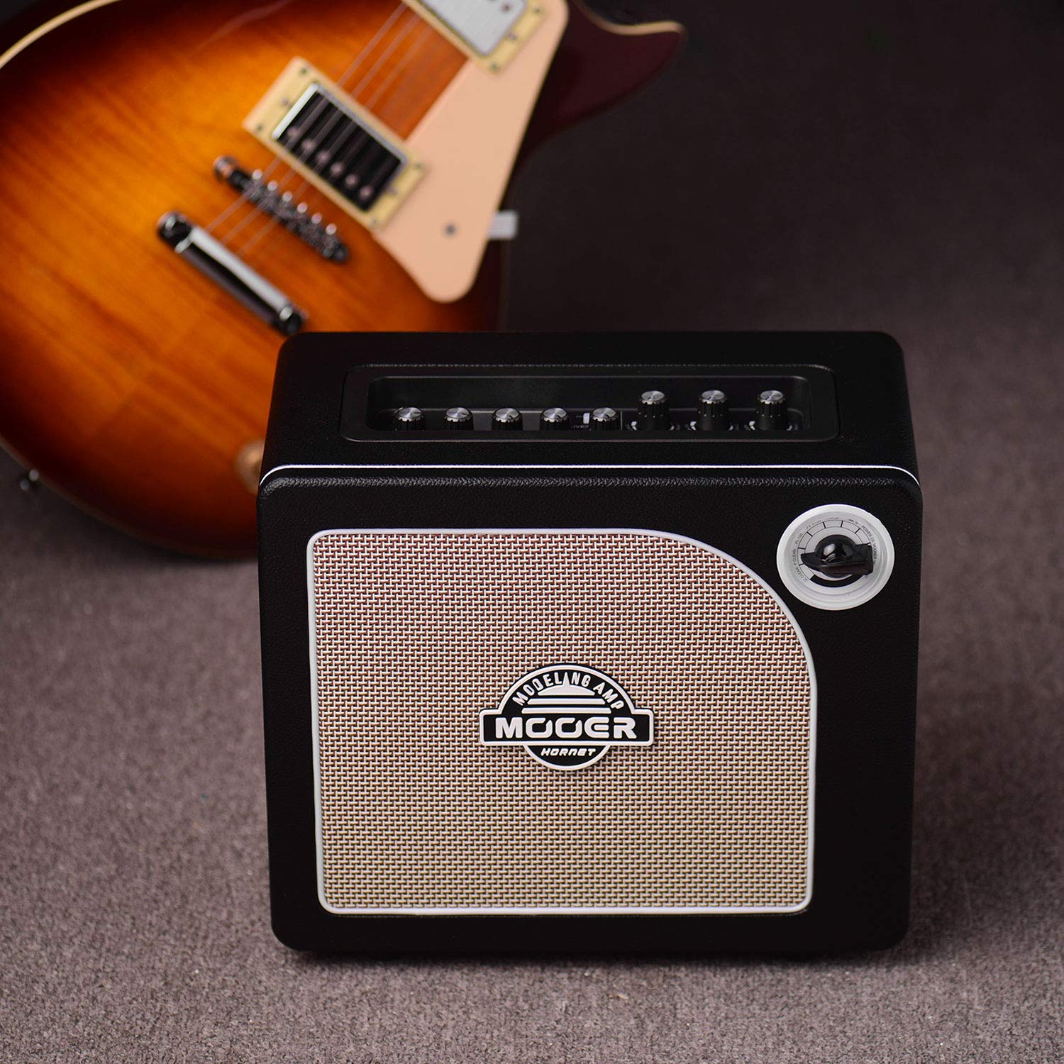 HORNET BLACK - Amplificatore digitale per chitarra, 15 Watt, modello 9 ampere, modulazione integrata, ritardo, effetti di riverbero, accordatore di chitarra modalità Live