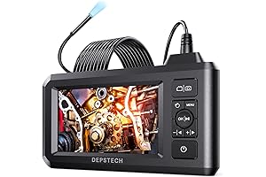 5.5mm Industrial Endoscope with HD 1080P LCD Screen and 6 LED Lights