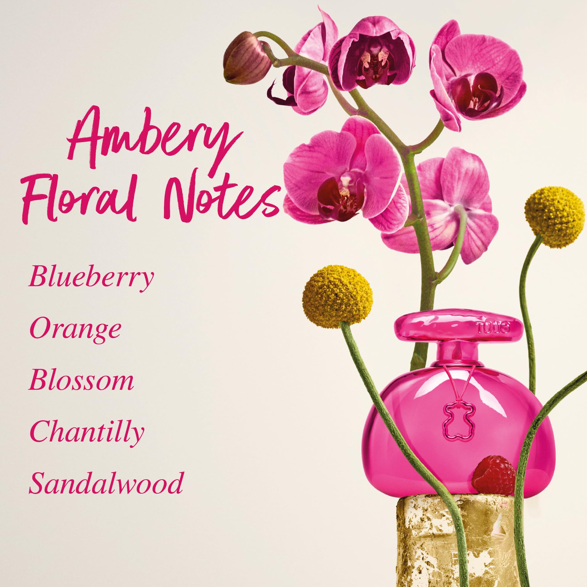 TOUS Electrotouch Eau de Parfum for Women, Floral Feminine Perfume for Everyday Wear, Long Lasting Fragrance. 3.4 Fl Oz