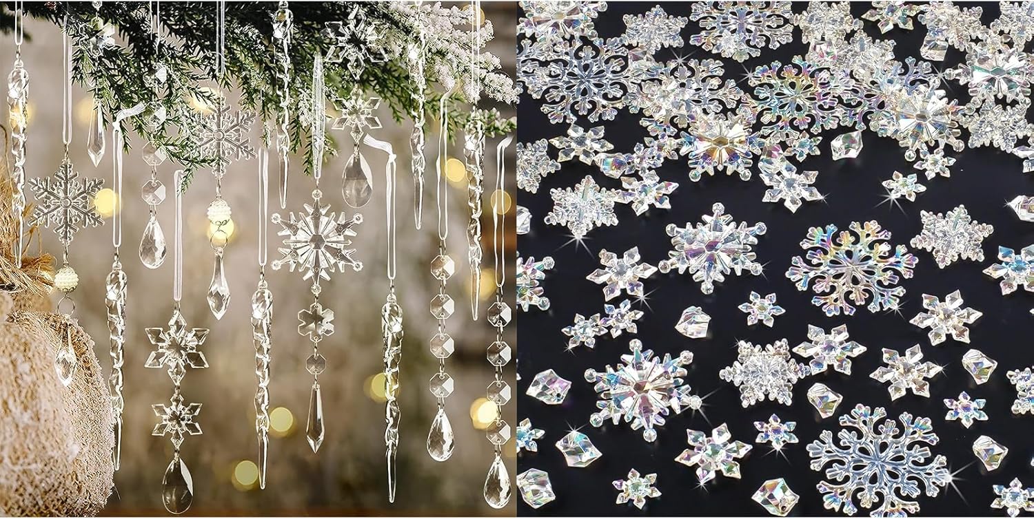 Christmas Tree Decorations Christmas Snowflake Ornaments