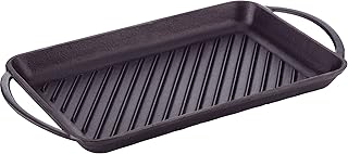 BERGNER Patelnia do grillowania 33,5 x 22 x 3,5 cm, żeliwna Vita