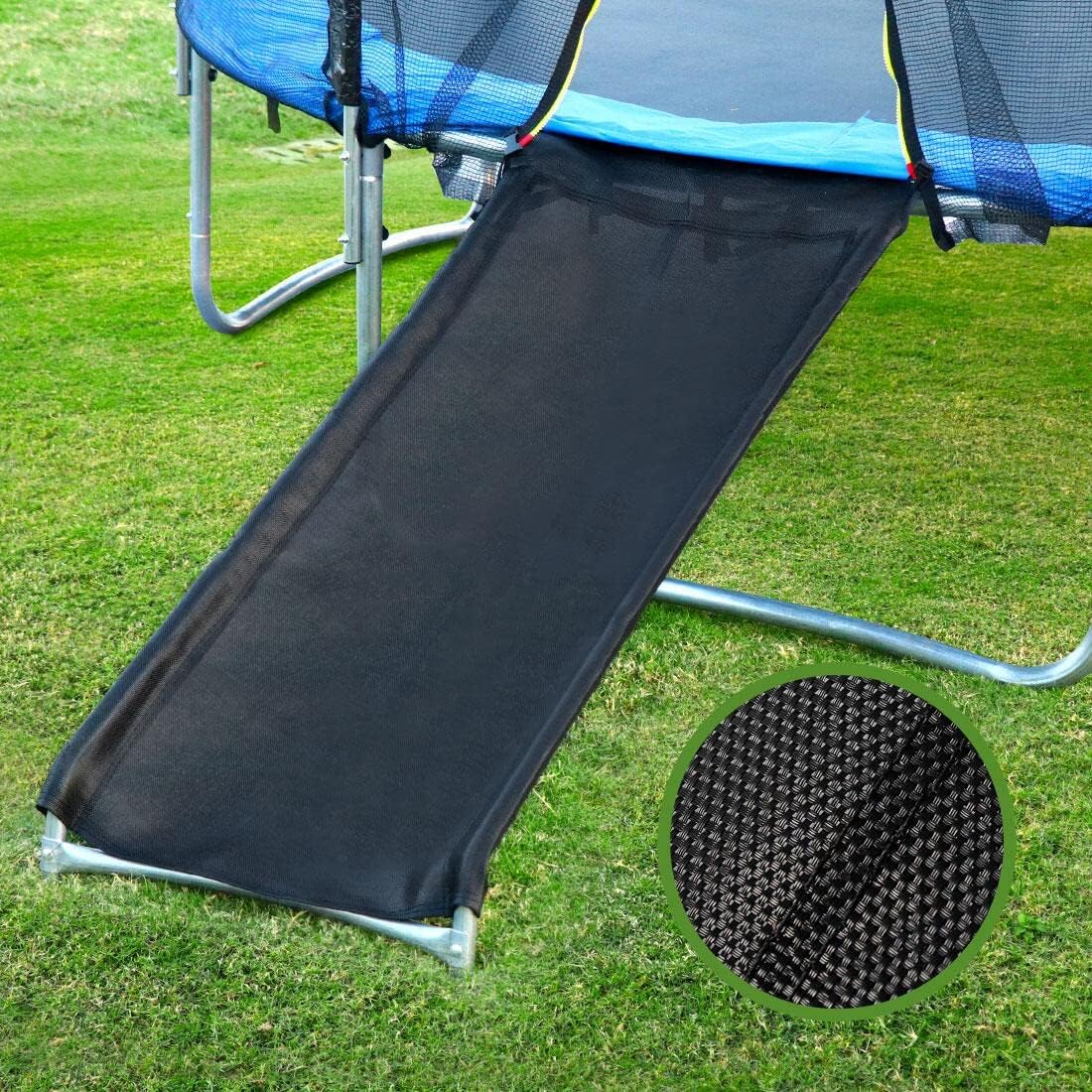 FirstE Trampoline Slide, Width 22" Slide Ladder with Strong Tear