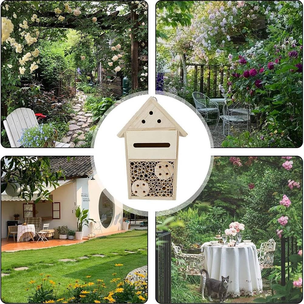per Hotel per in Legno Alveare per Giardini Mattone per per Solitarie Casetta per Apicoltura per Prato