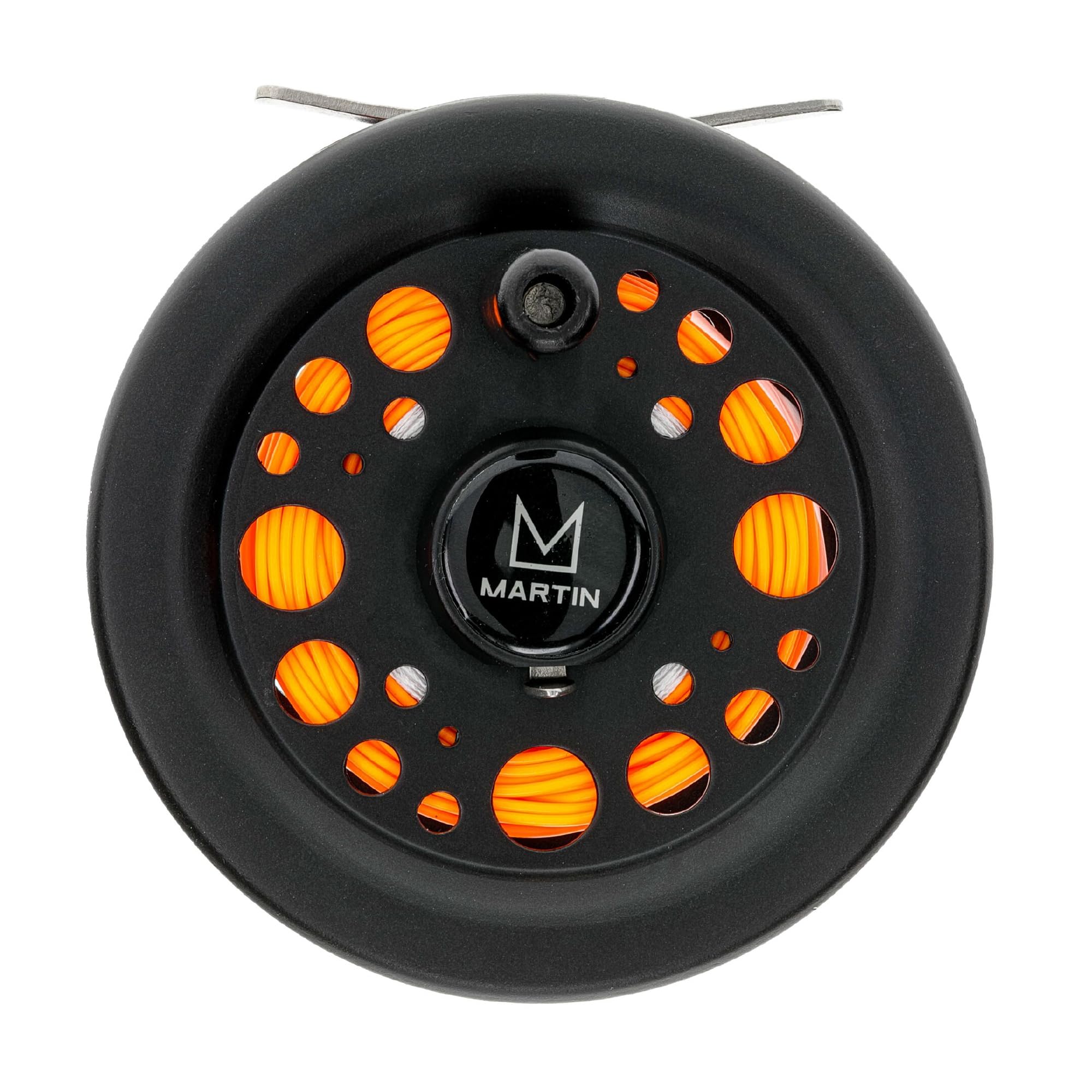 Martin Classic Rim Control Fly Fishing Reel, Metal Click Drag, Single Action, Aluminum Spool, Aluminum Frame Interchangeable Retrieve, Push-Button