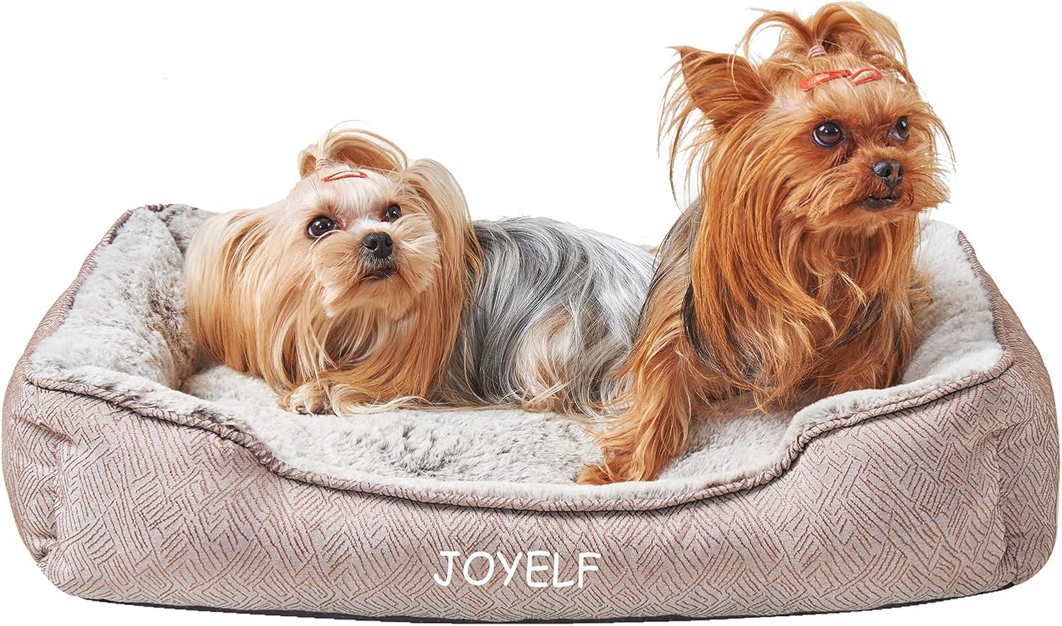 JOYELF Dog Bed Washable Calming Pet Bed, Anti Anxiety Cat Bed & Sofa