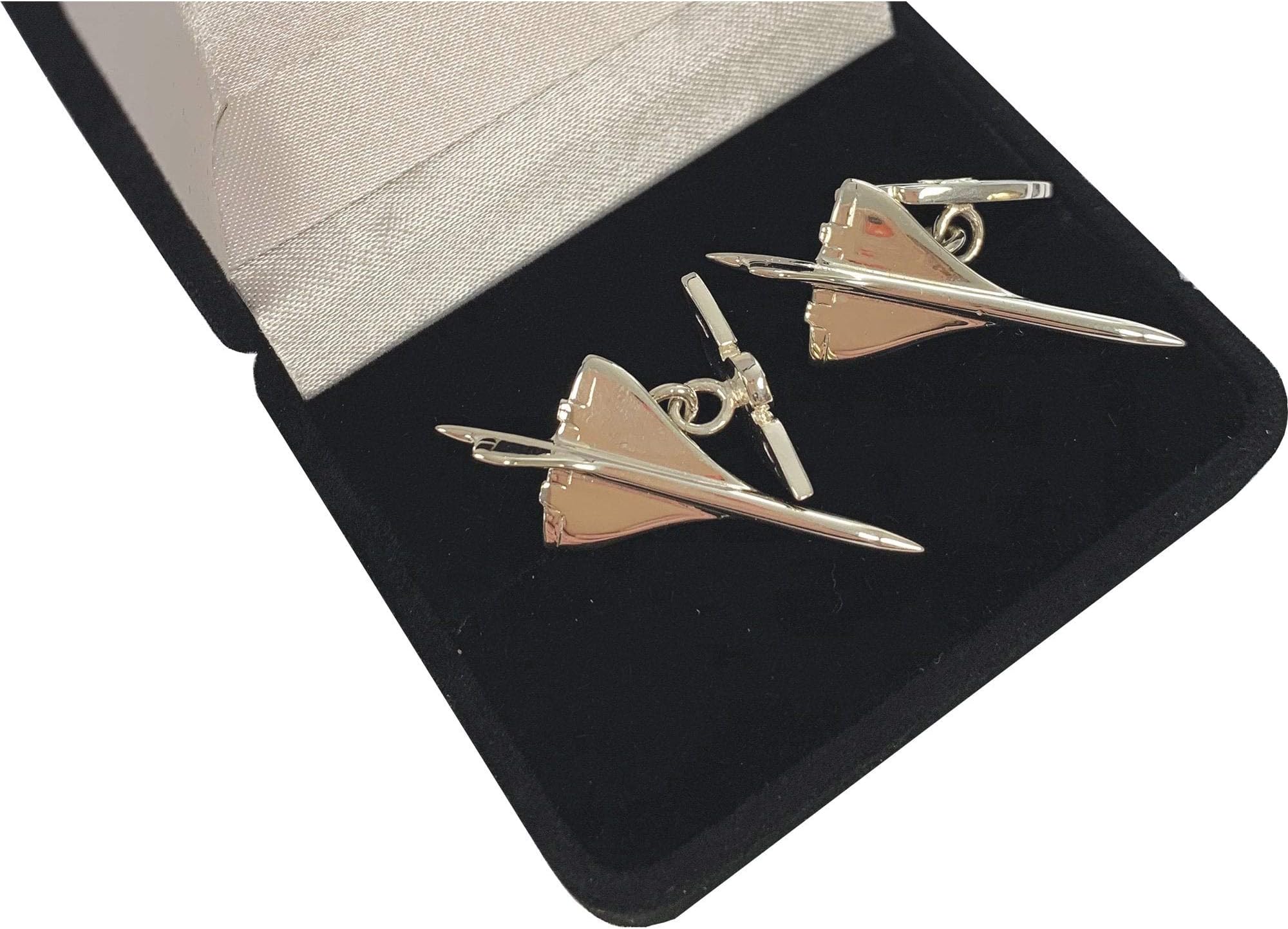 Clivedon Sterling Silver Cufflinks - Concorde