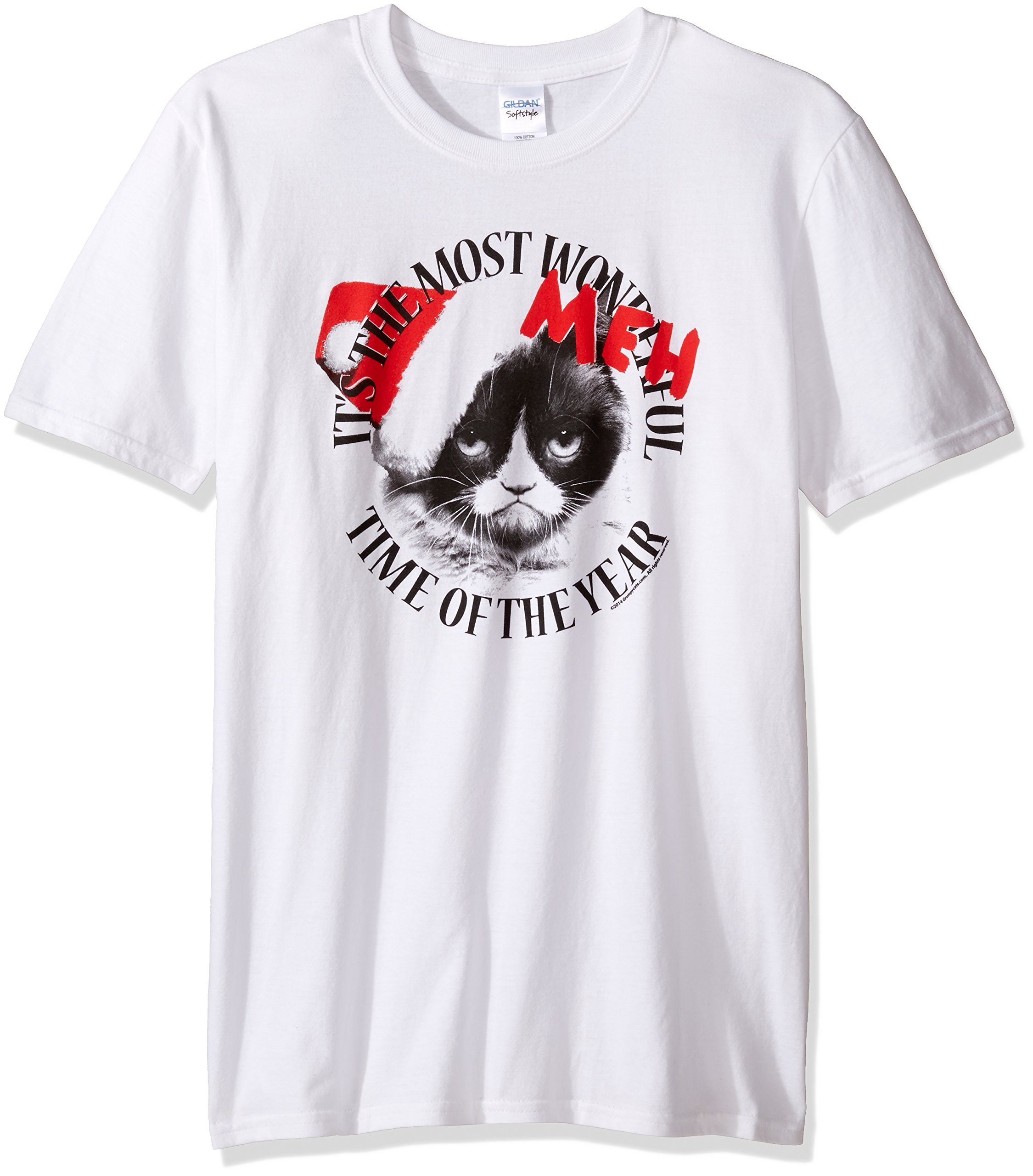T-LineT-Line Men's Grumpy Cat Meh Graphic T-Shirt
