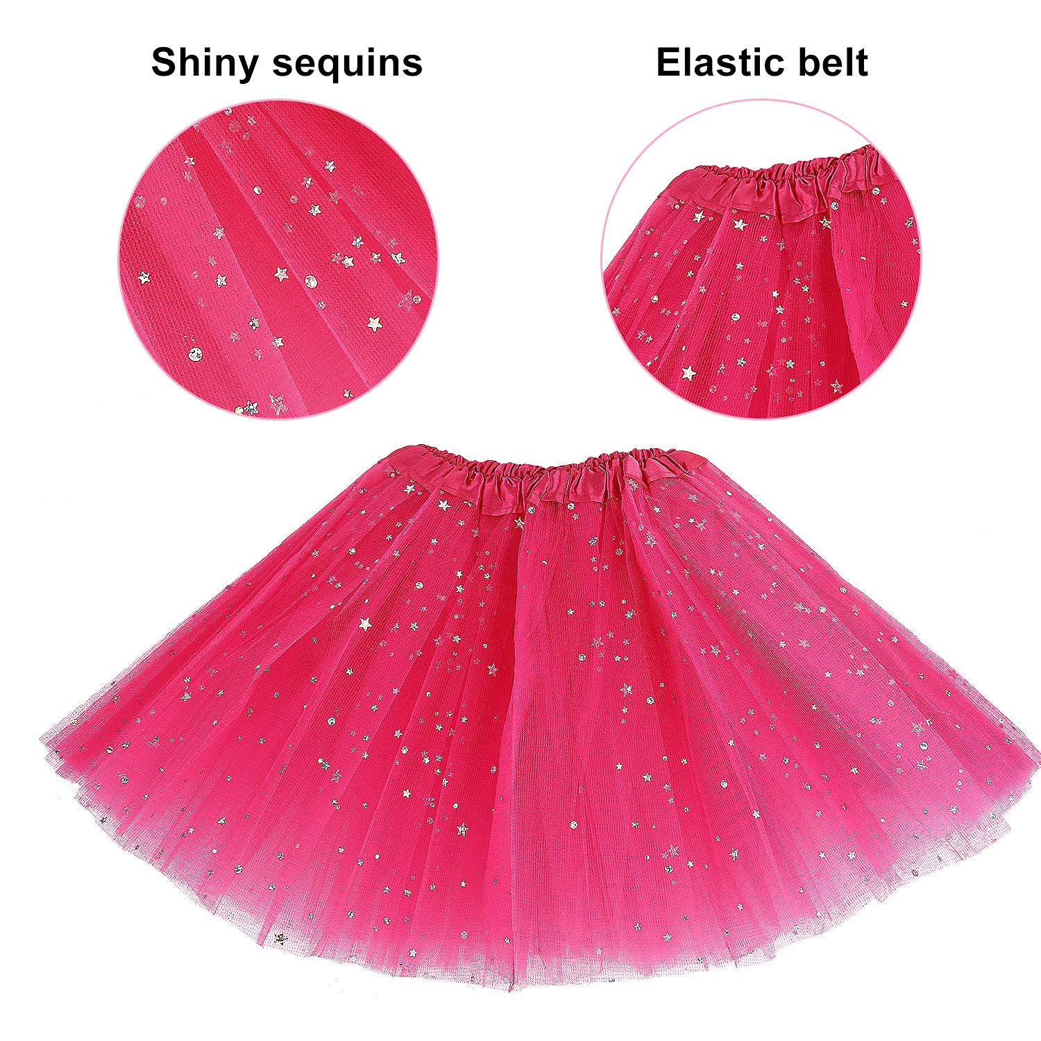 M MUNCASO Ragazze Fata Costume Fancy Dress Up Set di costumi da farfalla Principessa Abito Set di costumi in tulle con ali di farfalla, bacchetta magica e set di cerchietti per bambine 3-8 anni