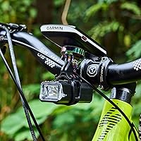 Vista 5 de corki Cycles Out Soporte de bicicleta extendido para bicicleta delantero compatible con Garmin Wahoo Bryton Cateye Bike Computer Compatible