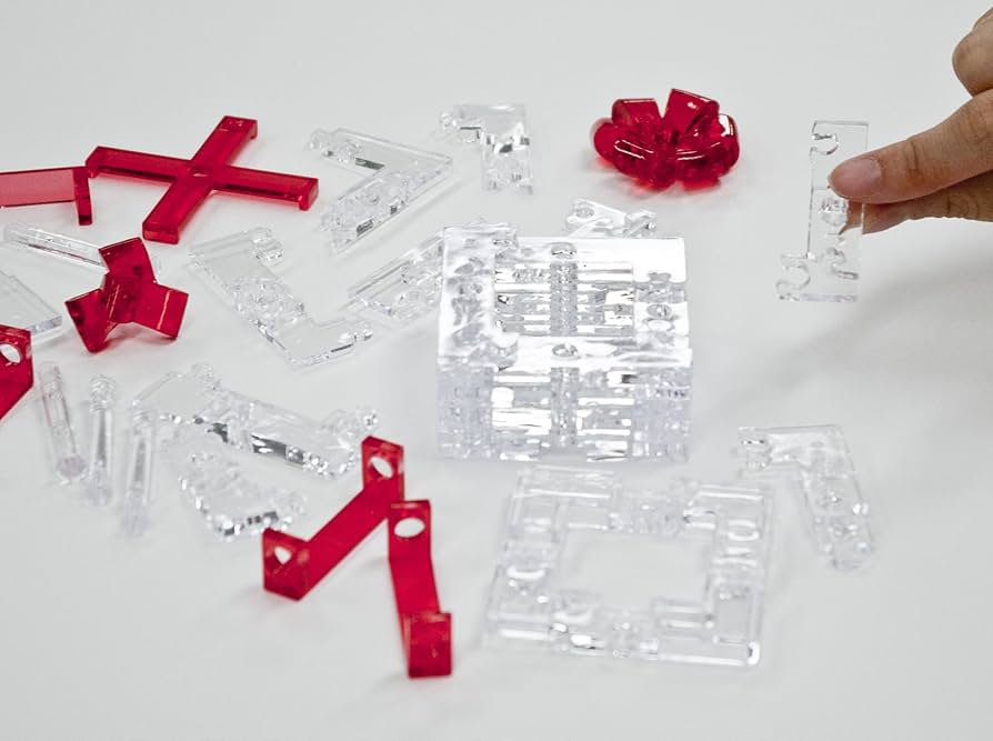 クリスタルパズル　パールシェルピンク　バラレッド　2つセット クリスタルパズル パールシェルピンク バラレッド 2つセット