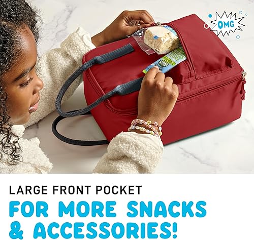 Miniatura 4 de Fit & Fresh Connor - Lonchera para niños, versátil lonchera con aislamiento térmico para escuela y campamento, bolsa de almuerzo para adultos con