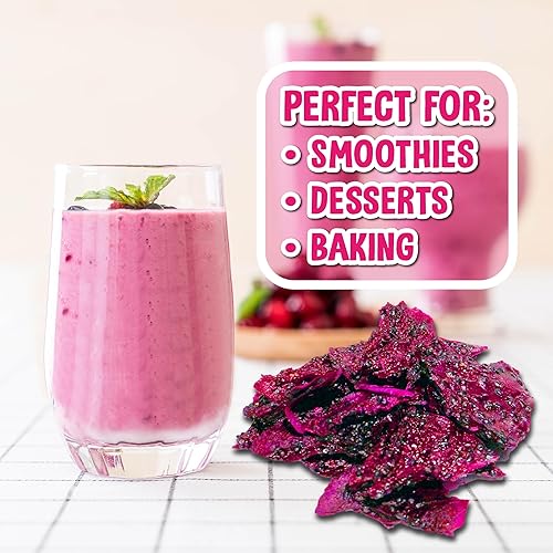 Miniatura 7 de The Daily Good Rebanadas de fruta de dragón de secado suave  Aperitivos de superalimentos naturales para adultos y niños  Saludables, suaves y