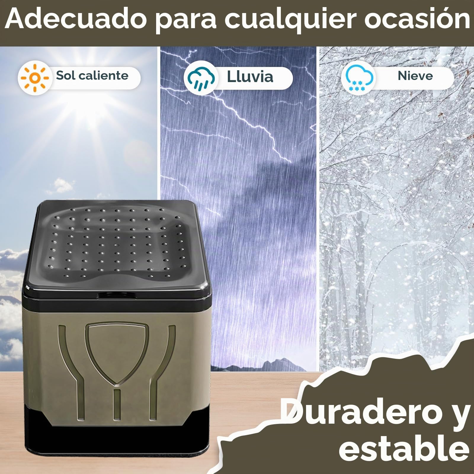 WC Portatil, Inodoro Portátil, Soporta hasta 150KG MAX, Baño Portatil, Baño Seco Camper, Baños Portatiles, con Bolsa de Almacenamiento, Bolsa de Basura y Cojín, para Exteriores Viagens Longas