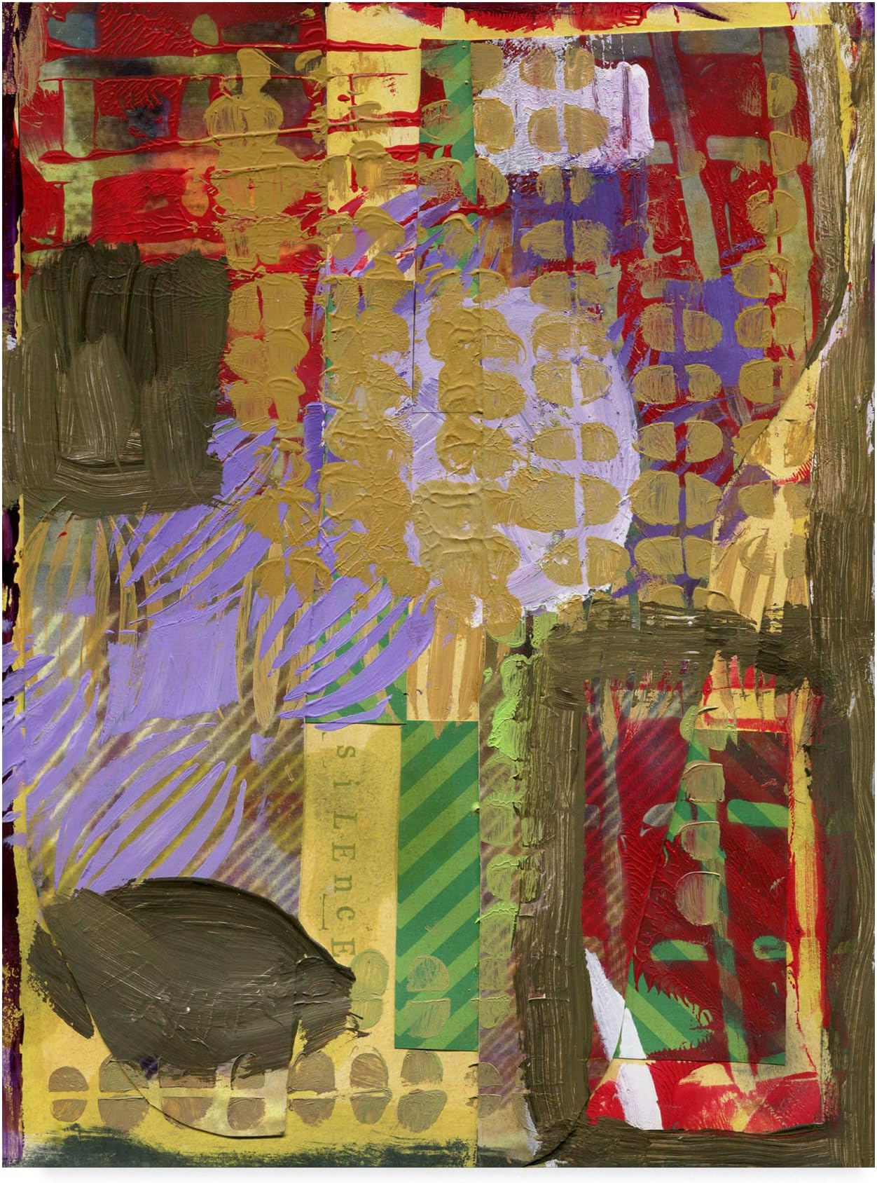 Trademark Fine Art Abstract Texture 3 by Cherry Pie Studios, 18x24-Inch Fine Art, Multicolor