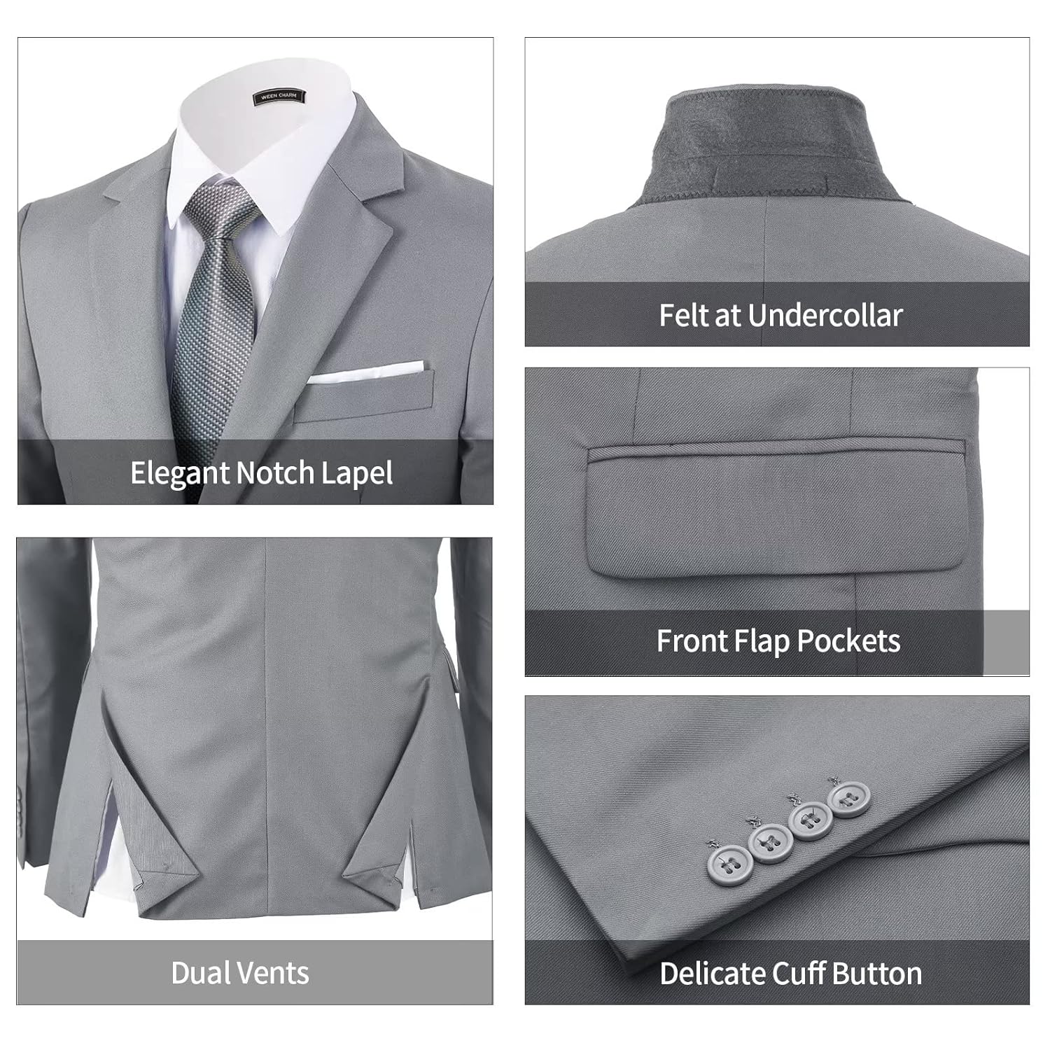 WEEN CHARM Ternos masculinos slim fit, terno de 3 peças para homens, blazer de 2 botões, colete e calça com gravata, conjunto de terno de smoking masculino em promoção! Veja a oferta e mais achadinhos de Alfaiataria & Formal 4 Hoje é o melhor dia para comprar WEEN CHARM Ternos masculinos slim fit, terno de 3 peças para homens, blazer de 2 botões, colete e calça com gravata, conjunto de terno de smoking masculino com aquele preço maroto! Promoção! Aproveite a oferta! 4