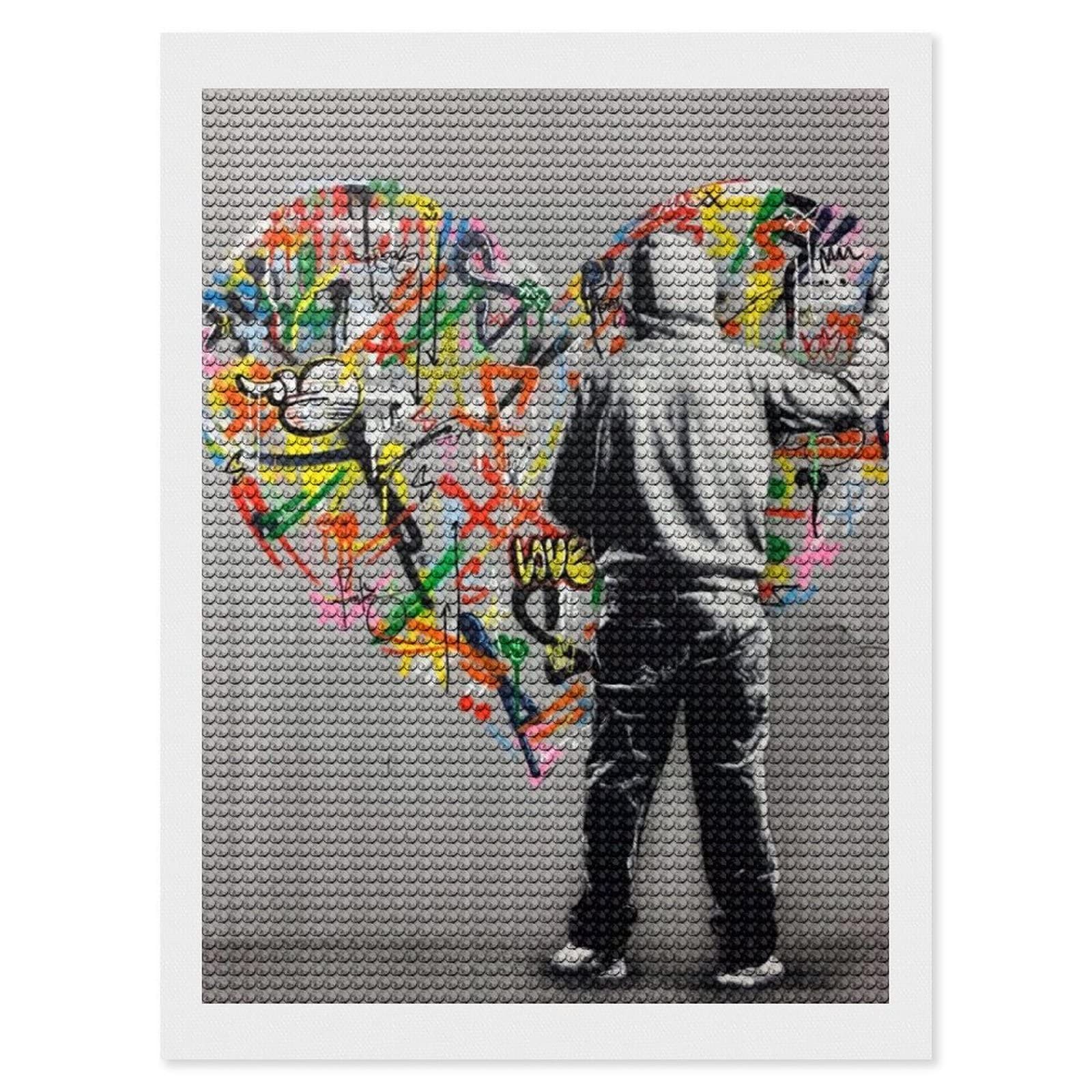 Amazon | ダイヤモンドアート バンクシー Banksy キット 手芸