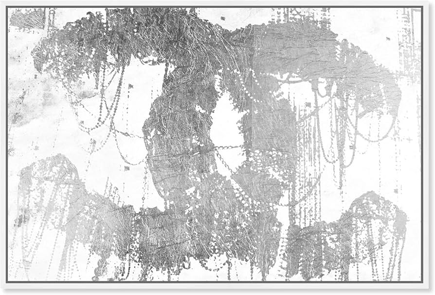 オリバーガル　HEY LOLITA SILVER Oliver Gal Hey Lolita Framed Abstract Wall Decor, 24