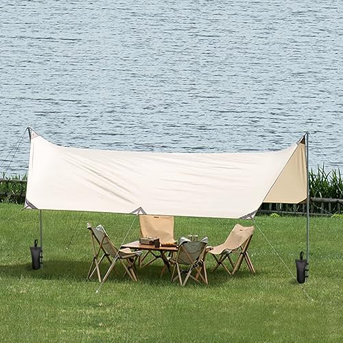 Miniatura 6 de Juego de 4 pesos para toldo, bolsas de peso resistentes (120 libras) para toldo desplegable Ez al aire libre, toldos instantáneos, color negro (sin