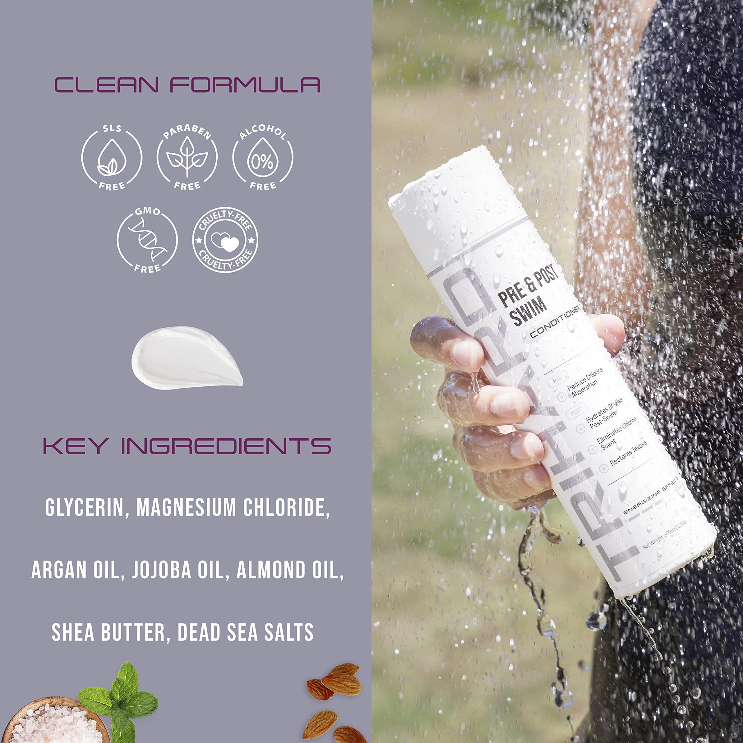 TRIHARD Pre & Post Swim Conditioner Swimmers Conditioner Pre Swim