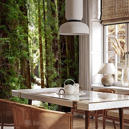 Miniatura 6 de artgeist Mural de pared Bosque 154 x 122 pulgadas - Adhesivo autoadhesivo para pared, diseño de fotografía extraíble, decoración del hogar, paisaje