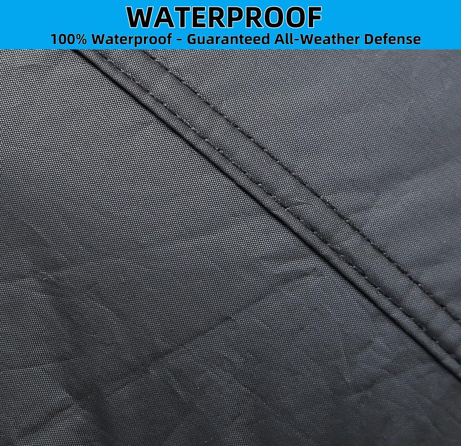 Tesla Model X Car Cover 2015-2026 - 210T Heavy-Duty Polyester with Fleece Lining 4-in-1 Waterproof Windproof Snowproof UV — view 7