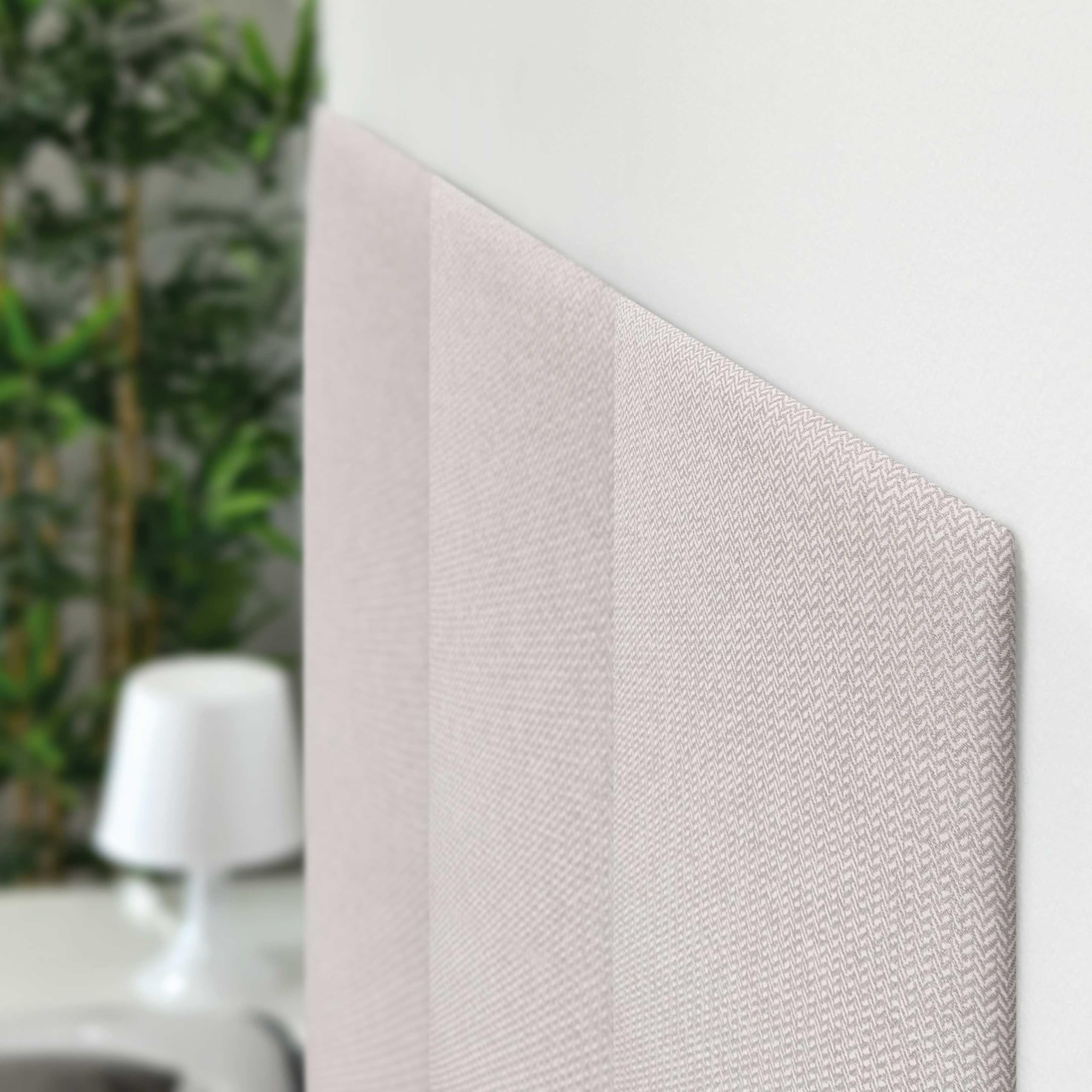 DHOME Cabecero Tapizado en Tejido Luxury Antimanchas Diseño Modular Vertical Autoadhesivo Cabezal Cama Dormitorio Acolchado (Espigas Beige, 100cm, Altura 80cm, x3)