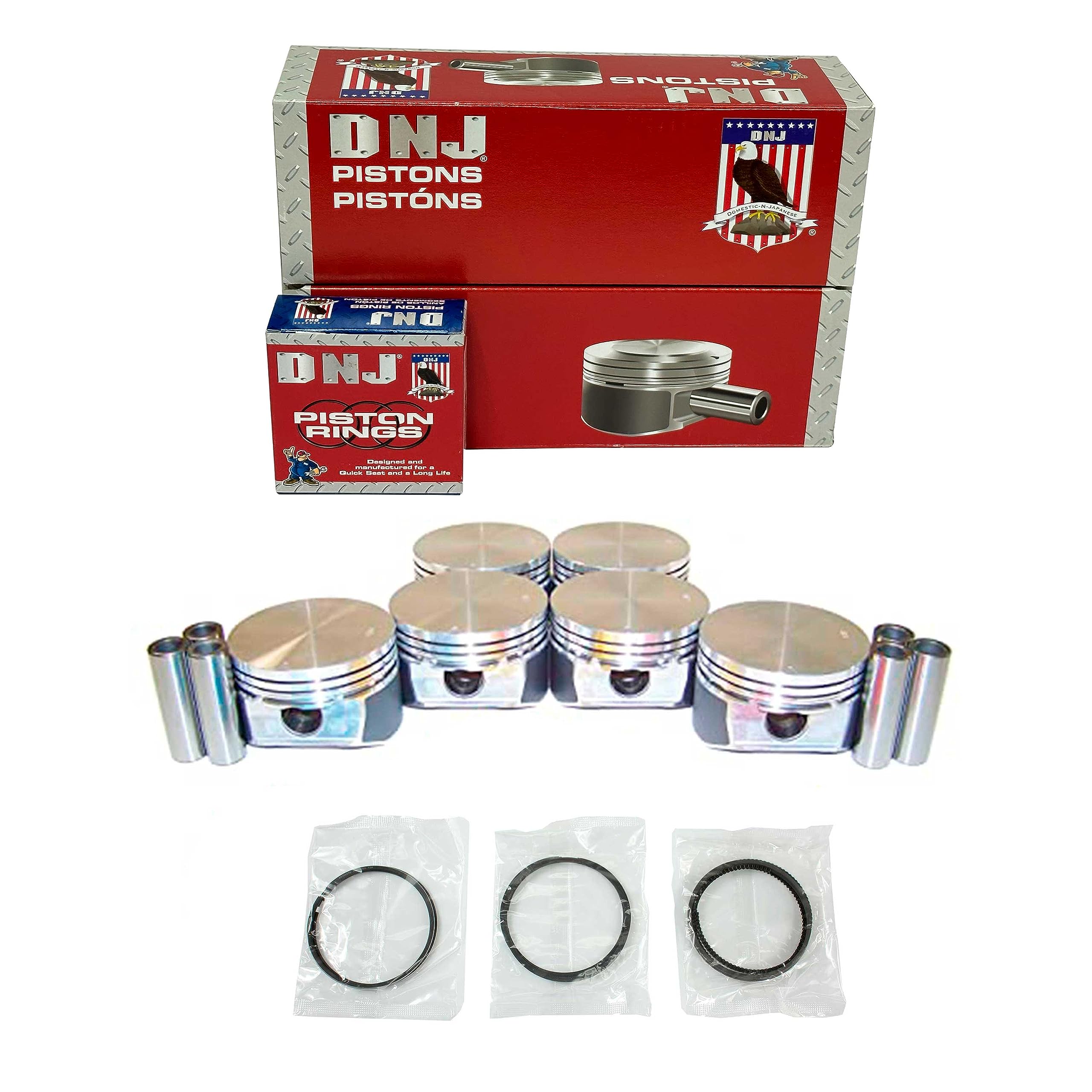 Amazon.com: DNJ PRK428 Piston and Ring Kit For 1997-2009 Ford