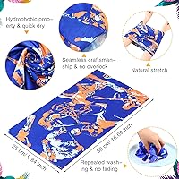 Vista 2 de Tarpop 30 unidades de polainas para el cuello, bufanda, banda elástica para la cabeza que absorbe el sudor para mujeres y hombres, deportes, yoga