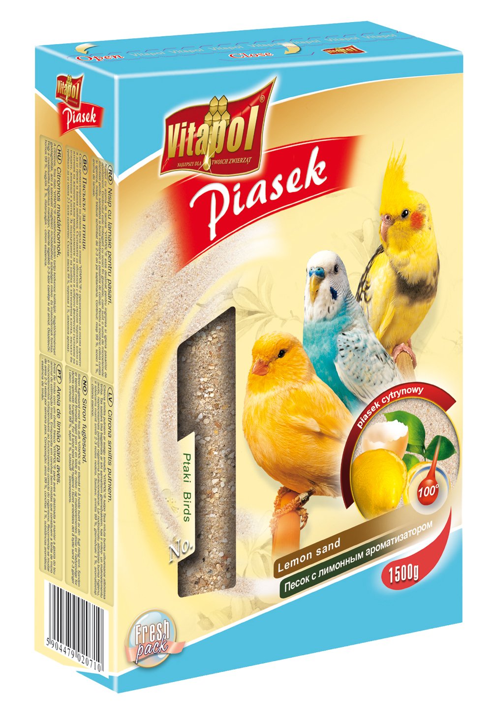 Vitapol Piasek cytrynowy dla ptaków 1,5 kg