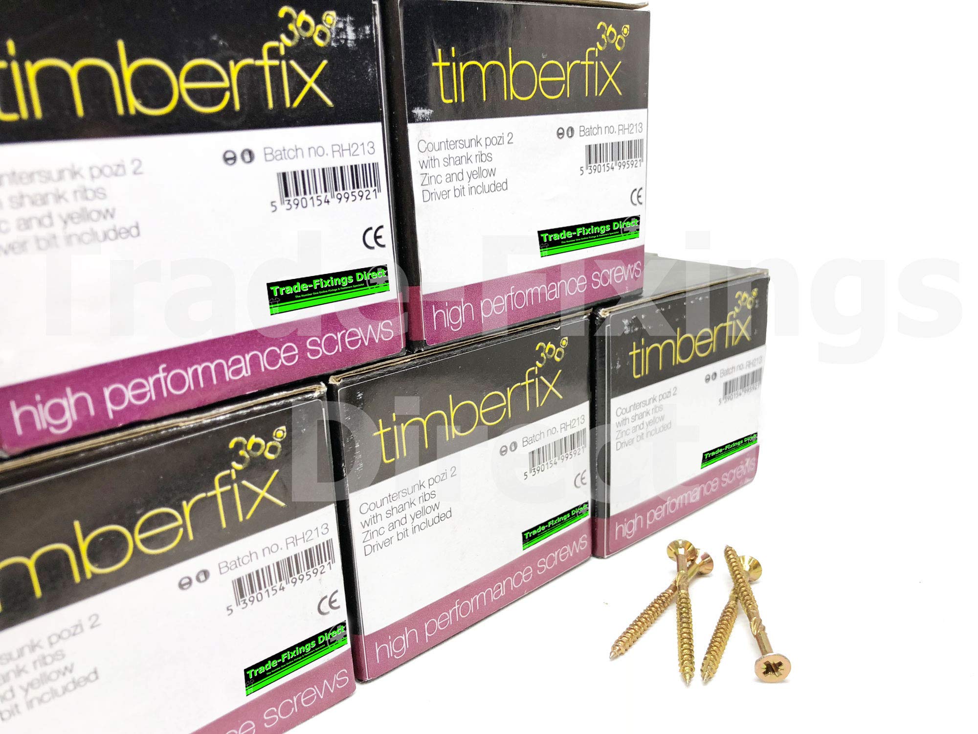 Pack of 1000 4.0 X 40MM Genuine TIMBERFIX 360® HIGH Performance POZI Drive Wood Screws - Free Next Working Day DELIVERY