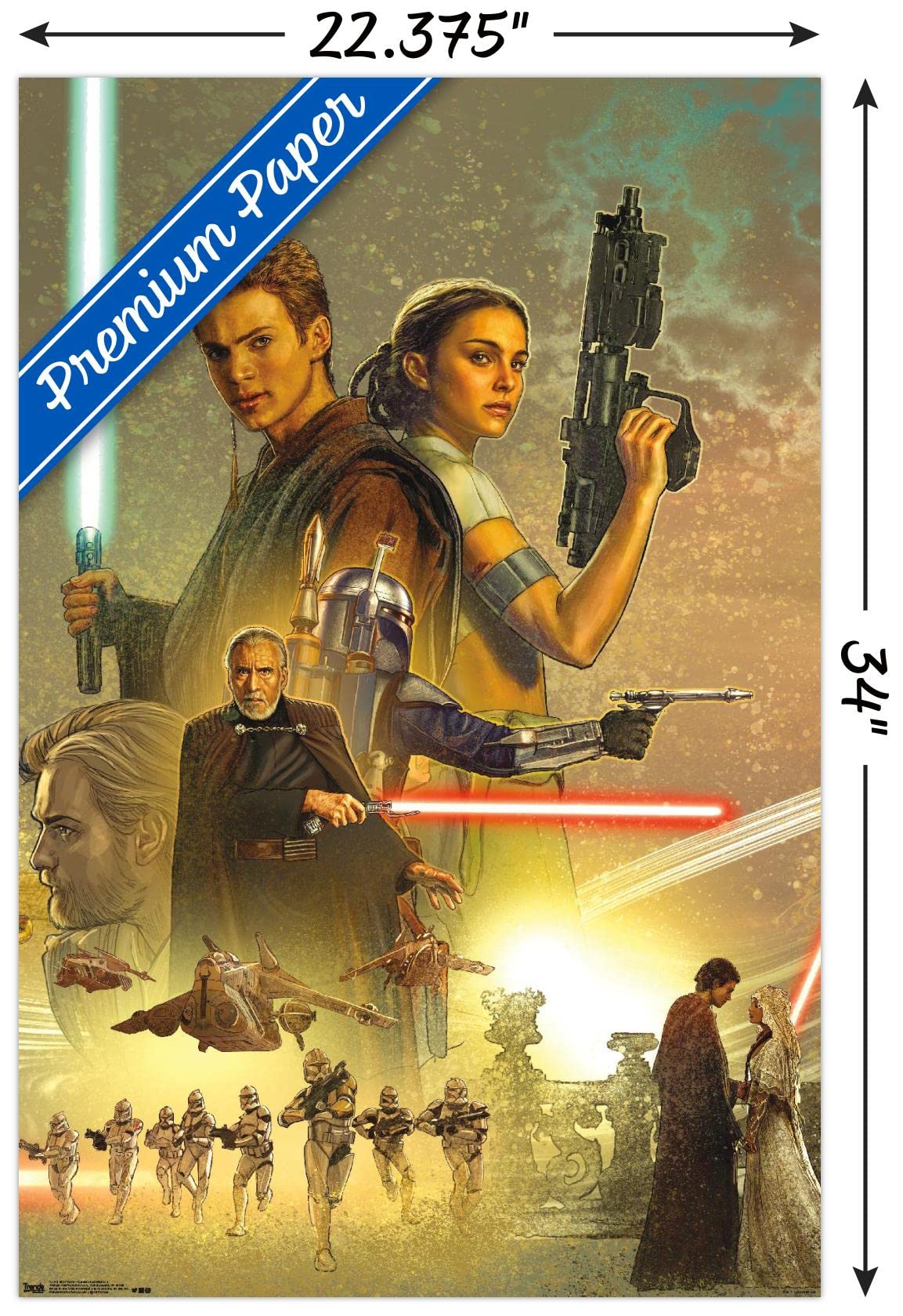 Amazon.com: Trends International Star Wars: Attack Of The Clones