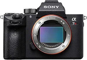 Sony Alpha 7R III Mirrorless Camera with 42.4MP Full-Frame High Resolution Sensor, Camera with Front End LSI Image Processor, 4K HDR Video and 3" LCD Screen