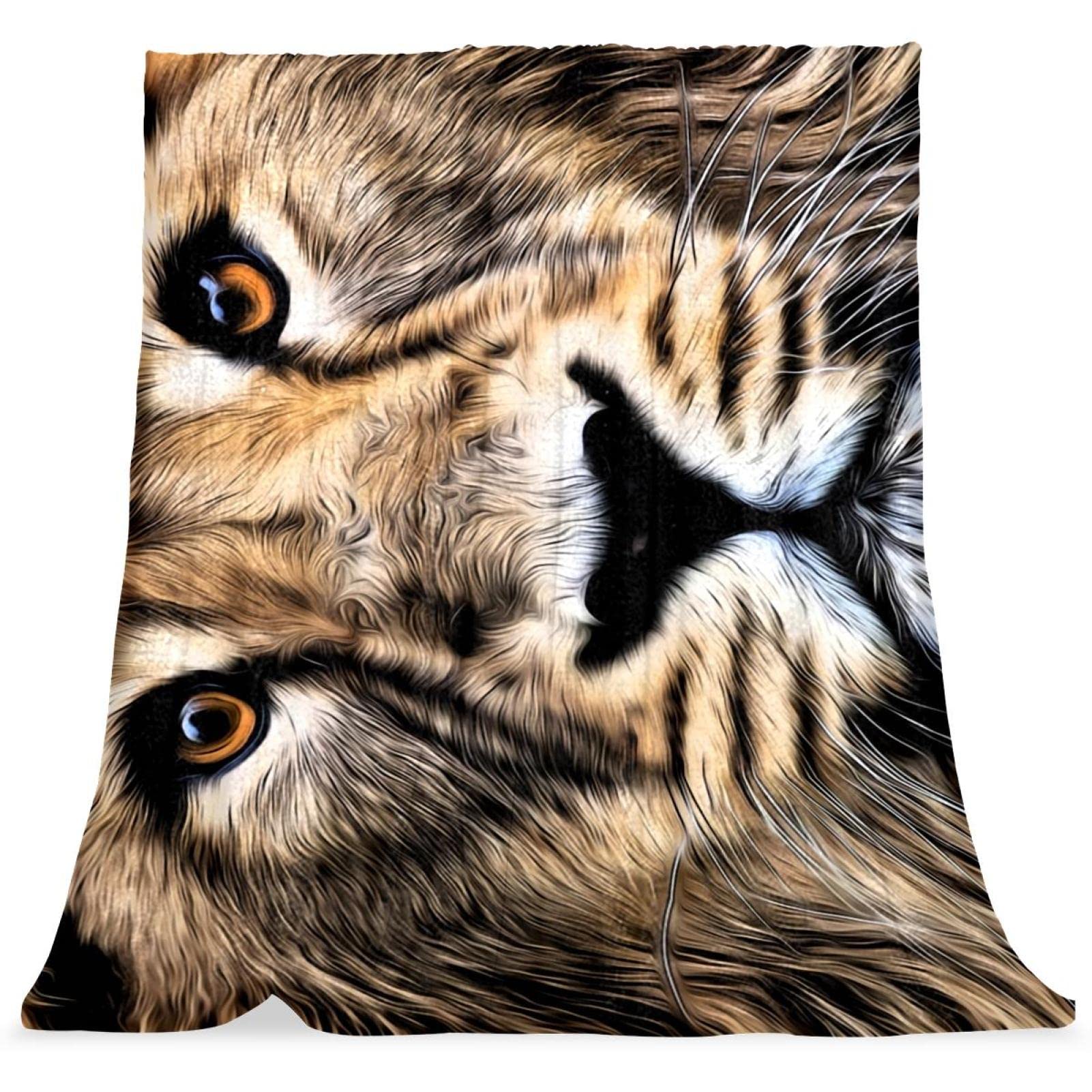 Couvre-lit enfant motif lion pour des nuits douces