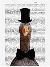 Trademark Fine Art Distinguished Goose by Fab Funky, 18x24