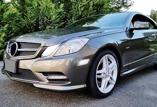 Miniatura 9 de iJDMTOY Tira de luces LED blancas semidansparentes para parachoques delantero, compatible con Mercedes W207 Clase E 2010-2013 CoupeConvertible,