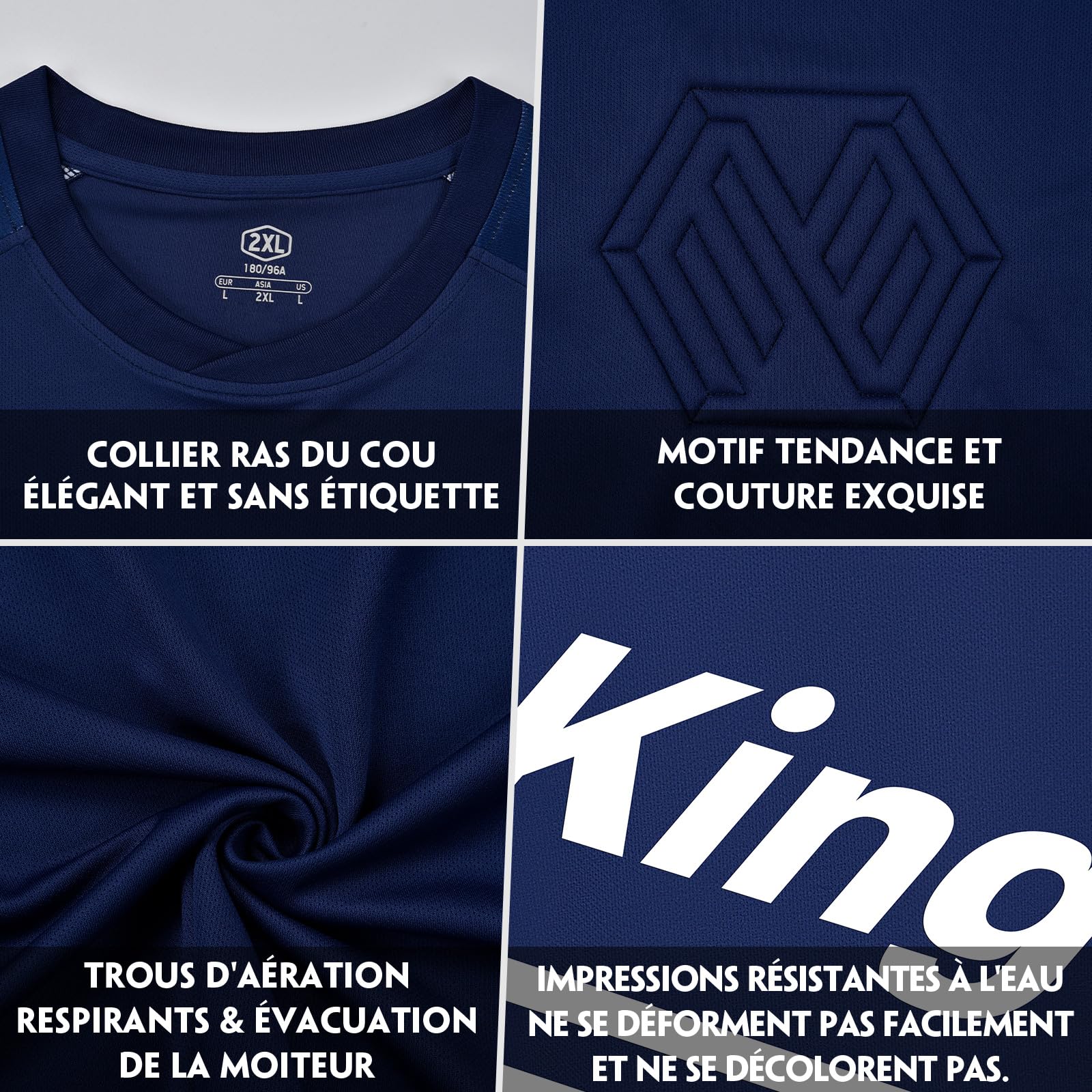 Maillot de Gardien de But de Foot Personnalisé pour Jeunes Enfant Adulte Haut de Gardien Personnalisable